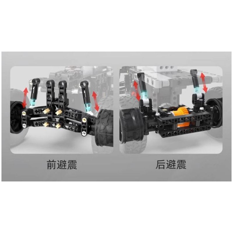 CADA DOUBLEE C62006 62006 non  XE ĐỊA HÌNH WILDCAT tỷ lệ 1:12 bộ đồ chơi xếp lắp ráp ghép mô hình  WILDCAT XX Kỹ Thuật Công Nghệ Cao Mô Hình Phương Tiện 686 khối