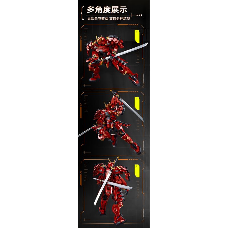 SLUBAN M38-B1183 B1183 1183 M38B1183 38-B1183 non  MOBILE CITY ALPHA KAI SAMURAI THIẾT GIÁP HẠNG NẶNG bộ đồ chơi xếp lắp ráp ghép mô hình Movie & Game SNOW MIRAGE Phim Và Trò Chơi 923 khối