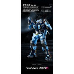 SLUBAN M38-B1185 B1185 1185 M38B1185 38-B1185 non  THÀNH PHỐ DI ĐỘNG ALPHA BÓNG MA TUYẾT bộ đồ chơi xếp lắp ráp ghép mô hình Movie & Game SNOW MIRAGE Phim Và Trò Chơi 752 khối