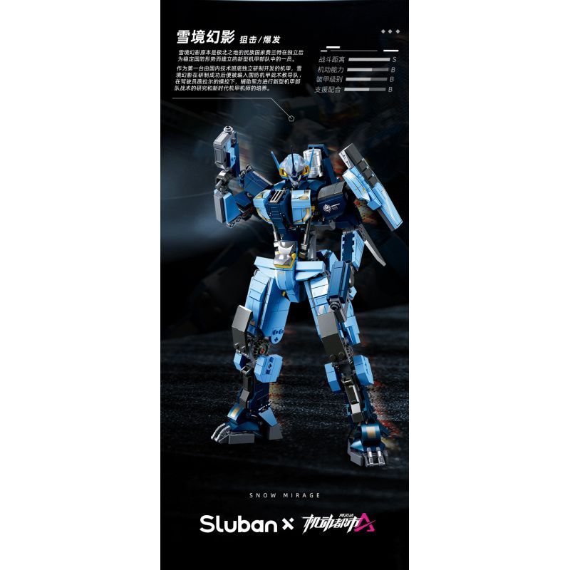 SLUBAN M38-B1185 B1185 1185 M38B1185 38-B1185 non  THÀNH PHỐ DI ĐỘNG ALPHA BÓNG MA TUYẾT bộ đồ chơi xếp lắp ráp ghép mô hình Movie & Game SNOW MIRAGE Phim Và Trò Chơi 752 khối