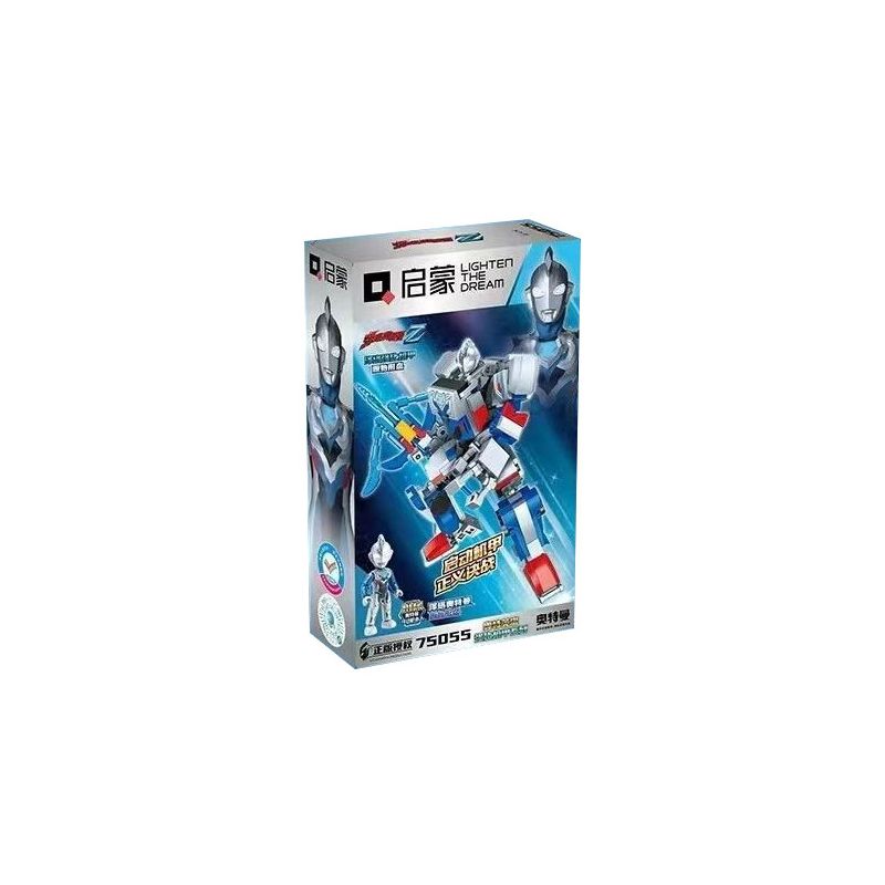QMAN ENLIGHTEN KEEPPLEY 75055 non  ULTRAMAN ZETA MECHA TĂNG CƯỜNG DẠNG NGUYÊN BẢN bộ đồ chơi xếp lắp ráp ghép mô hình Movie & Game Phim Và Trò Chơi