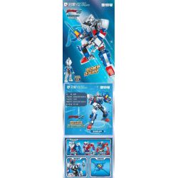 QMAN ENLIGHTEN KEEPPLEY 75055 non  ULTRAMAN ZETA MECHA TĂNG CƯỜNG DẠNG NGUYÊN BẢN bộ đồ chơi xếp lắp ráp ghép mô hình Movie & Game Phim Và Trò Chơi