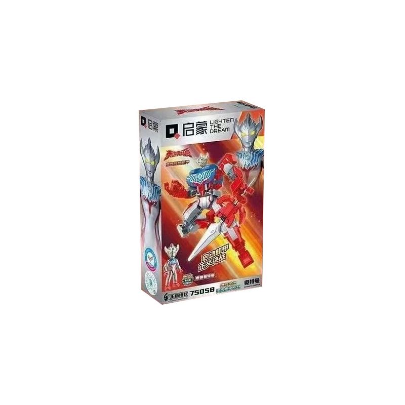 QMAN ENLIGHTEN KEEPPLEY 75058 non  ULTRAMAN TAIGA MECHA TĂNG CƯỜNG bộ đồ chơi xếp lắp ráp ghép mô hình Movie & Game Phim Và Trò Chơi