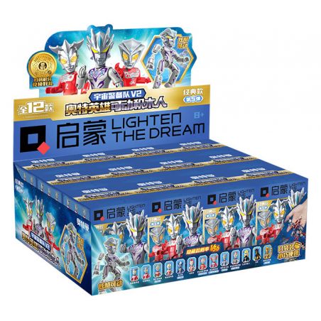 QMAN ENLIGHTEN KEEPPLEY 75027 non  ULTRA HEROES SPACE GUARD PHIÊN BẢN THỨ 5 CỔ ĐIỂN V2 bộ đồ chơi xếp lắp ráp ghép mô hình Movie & Game Phim Và Trò Chơi