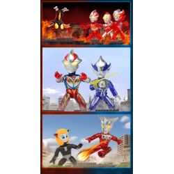 QMAN ENLIGHTEN KEEPPLEY 75028 non  ULTRA HEROES FLASH EDITION VỆ BINH KHÔNG GIAN THỨ 5 V2 bộ đồ chơi xếp lắp ráp ghép mô hình Movie & Game Phim Và Trò Chơi