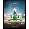 FORANGE FC6008 6008 non  MÁY BAY CHỞ KHÁCH NỘI ĐỊA bộ đồ chơi xếp lắp ráp ghép mô hình Creator AIRPLANE Sáng Tạo 1601 khối