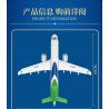 FORANGE FC6008 6008 non  MÁY BAY CHỞ KHÁCH NỘI ĐỊA bộ đồ chơi xếp lắp ráp ghép mô hình Creator AIRPLANE Sáng Tạo 1601 khối