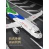 FORANGE FC6008 6008 non  MÁY BAY CHỞ KHÁCH NỘI ĐỊA bộ đồ chơi xếp lắp ráp ghép mô hình Creator AIRPLANE Sáng Tạo 1601 khối