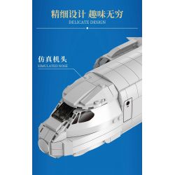 FORANGE FC6008 6008 non  MÁY BAY CHỞ KHÁCH NỘI ĐỊA bộ đồ chơi xếp lắp ráp ghép mô hình Creator AIRPLANE Sáng Tạo 1601 khối