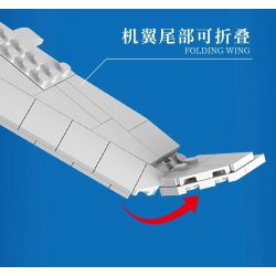 FORANGE FC6008 6008 non  MÁY BAY CHỞ KHÁCH NỘI ĐỊA bộ đồ chơi xếp lắp ráp ghép mô hình Creator AIRPLANE Sáng Tạo 1601 khối