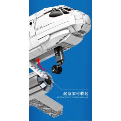 FORANGE FC6008 6008 non  MÁY BAY CHỞ KHÁCH NỘI ĐỊA bộ đồ chơi xếp lắp ráp ghép mô hình Creator AIRPLANE Sáng Tạo 1601 khối