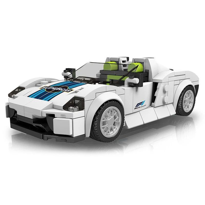 MouldKing 27044 Mould King 27044 non Lego XE THỂ THAO PORSCHE 918 bộ đồ chơi xếp lắp ráp ghép mô hình Speed Champions Racing Cars Đua Xe Công Thức 338 khối