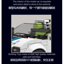 MouldKing 27044 Mould King 27044 non  XE THỂ THAO PORSCHE 918 bộ đồ chơi xếp lắp ráp ghép mô hình Speed Champions Racing Cars Đua Xe Công Thức 338 khối