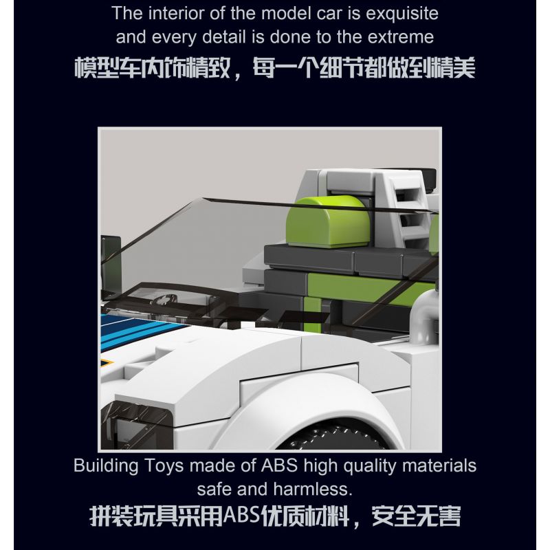 MouldKing 27044 Mould King 27044 non  XE THỂ THAO PORSCHE 918 bộ đồ chơi xếp lắp ráp ghép mô hình Speed Champions Racing Cars Đua Xe Công Thức 338 khối