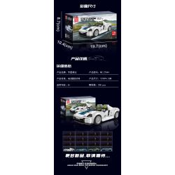 MouldKing 27044 Mould King 27044 non  XE THỂ THAO PORSCHE 918 bộ đồ chơi xếp lắp ráp ghép mô hình Speed Champions Racing Cars Đua Xe Công Thức 338 khối