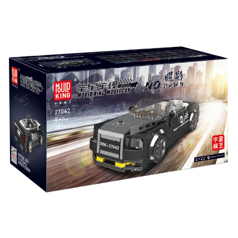 MouldKing 27042 Mould King 27042 non  ROLLS-ROYCE DAWN ROADSTER bộ đồ chơi xếp lắp ráp ghép mô hình Speed Champions Racing Cars Đua Xe Công Thức 385 khối