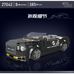 MouldKing 27042 Mould King 27042 non  ROLLS-ROYCE DAWN ROADSTER bộ đồ chơi xếp lắp ráp ghép mô hình Speed Champions Racing Cars Đua Xe Công Thức 385 khối