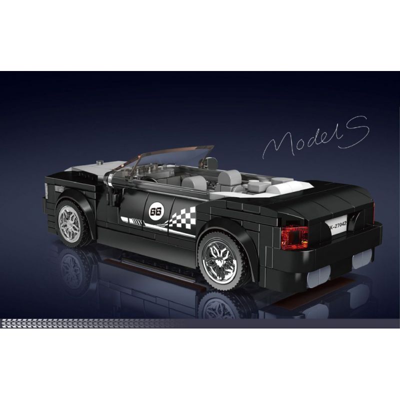 MouldKing 27042 Mould King 27042 non  ROLLS-ROYCE DAWN ROADSTER bộ đồ chơi xếp lắp ráp ghép mô hình Speed Champions Racing Cars Đua Xe Công Thức 385 khối