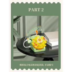 SEMBO 611070 non  DỄ THƯƠNG VÀ MỌNG NƯỚC TIA PHOTOGRAPHY ĐỒ GIA DỤNG CỔ ĐIỂN bộ đồ chơi xếp lắp ráp ghép mô hình Creator Sáng Tạo 153 khối