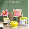 SEMBO 611069 non  DỄ THƯƠNG VÀ MỌNG NƯỚC ĐIỆN THOẠI YULIAN ĐỒ GIA DỤNG CỔ ĐIỂN bộ đồ chơi xếp lắp ráp ghép mô hình Creator Sáng Tạo 141 khối