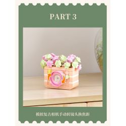 SEMBO 611069 non  DỄ THƯƠNG VÀ MỌNG NƯỚC ĐIỆN THOẠI YULIAN ĐỒ GIA DỤNG CỔ ĐIỂN bộ đồ chơi xếp lắp ráp ghép mô hình Creator Sáng Tạo 141 khối