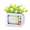 SEMBO 611068 non  DỄ THƯƠNG VÀ MỌNG NƯỚC BERRY TV ĐỒ GIA DỤNG CỔ ĐIỂN bộ đồ chơi xếp lắp ráp ghép mô hình Creator Sáng Tạo 179 khối