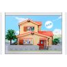 KEEPPLEY K20422 20422 non  ĐÔRÊMON NHÀ CỦA NOBITA bộ đồ chơi xếp lắp ráp ghép mô hình Movie & Game Phim Và Trò Chơi