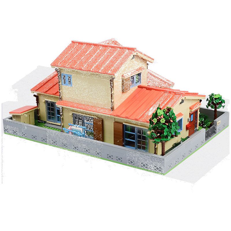 KEEPPLEY K20422 20422 non  ĐÔRÊMON NHÀ CỦA NOBITA bộ đồ chơi xếp lắp ráp ghép mô hình Movie & Game Phim Và Trò Chơi