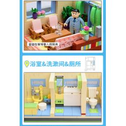 KEEPPLEY K20422 20422 non  ĐÔRÊMON NHÀ CỦA NOBITA bộ đồ chơi xếp lắp ráp ghép mô hình Movie & Game Phim Và Trò Chơi