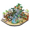 UNITED IMAGINE 823 non  SỞ THÚ CÔNG VIÊN SA MẠC bộ đồ chơi xếp lắp ráp ghép mô hình Creator Sáng Tạo 4800 khối