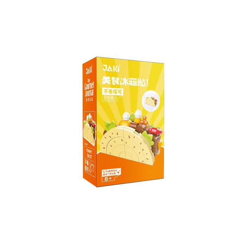 JAKI JK5657 5657 non  NAM CHÂM TỦ LẠNH DÀNH CHO NGƯỜI SÀNH ĂN TACO KHÔNG CUỘN bộ đồ chơi xếp lắp ráp ghép mô hình Creator Sáng Tạo
