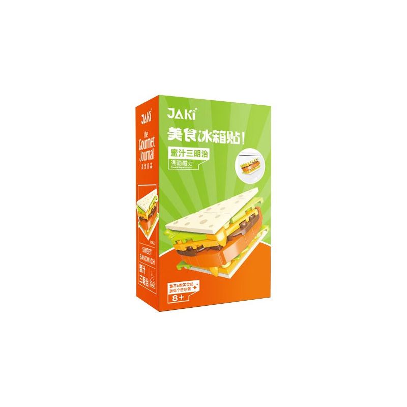 JAKI JK5653 5653 non  NAM CHÂM TỦ LẠNH DÀNH CHO NGƯỜI SÀNH ĂN SANDWICH MẬT ONG bộ đồ chơi xếp lắp ráp ghép mô hình Creator Sáng Tạo