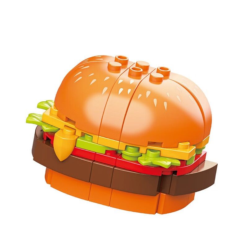 JAKI JK5652 5652 non  NAM CHÂM TỦ LẠNH DÀNH CHO NGƯỜI SÀNH ĂN FAT HOUSE BURGER bộ đồ chơi xếp lắp ráp ghép mô hình Creator Sáng Tạo