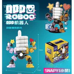 FUNIFY W9014 9014 non  ROBOT ỨNG DỤNG LIKEY XIAOZAN bộ đồ chơi xếp lắp ráp ghép mô hình APP ROBOO