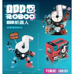 FUNIFY W9011 9011 non  ROBOT ỨNG DỤNG TOKIE DOUZAI bộ đồ chơi xếp lắp ráp ghép mô hình APP ROBOO