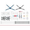 2461 non  SÁCH PHIÊN BẢN SƯU TẬP NHÂN VẬT NHỎ CỦA NGƯỜI NHỆN bộ đồ chơi xếp lắp ráp ghép mô hình Super Heroes Siêu Nhân Anh Hùng 1888 khối