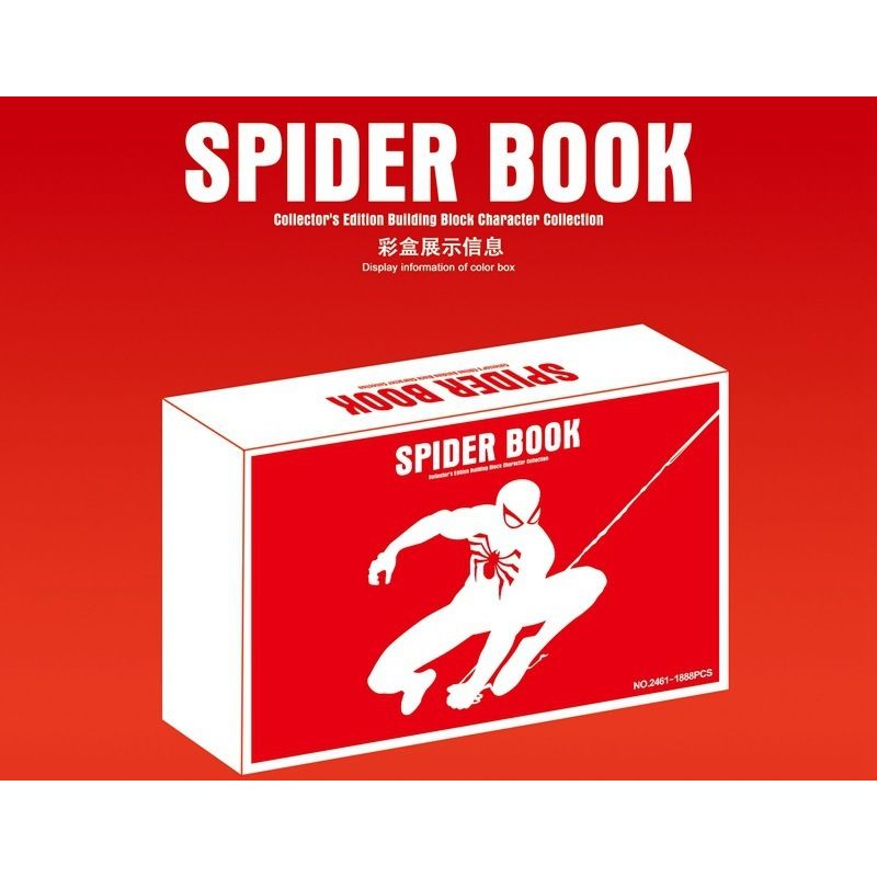 2461 non  SÁCH PHIÊN BẢN SƯU TẬP NHÂN VẬT NHỎ CỦA NGƯỜI NHỆN bộ đồ chơi xếp lắp ráp ghép mô hình Super Heroes Siêu Nhân Anh Hùng 1888 khối 2461 non  SÁCH PHIÊN BẢN SƯU TẬP NHÂN VẬT NHỎ CỦA NGƯỜI NHỆN bộ đồ chơi xếp lắp ráp ghép mô hình Super Heroes Siêu Nhân Anh Hùng 1888 khối