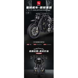 DOUBLE HEIGHT 60502 non  MÔ TÔ HẠNG NẶNG HARLEY-DAVIDSON tỷ lệ 1:8 bộ đồ chơi xếp lắp ráp ghép mô hình  Kỹ Thuật Công Nghệ Cao Mô Hình Phương Tiện 586 khối