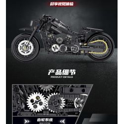 DOUBLE HEIGHT 60502 non  MÔ TÔ HẠNG NẶNG HARLEY-DAVIDSON tỷ lệ 1:8 bộ đồ chơi xếp lắp ráp ghép mô hình  Kỹ Thuật Công Nghệ Cao Mô Hình Phương Tiện 586 khối