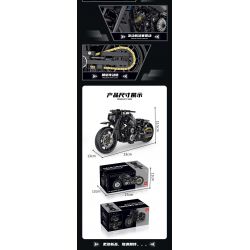 DOUBLE HEIGHT 60502 non  MÔ TÔ HẠNG NẶNG HARLEY-DAVIDSON tỷ lệ 1:8 bộ đồ chơi xếp lắp ráp ghép mô hình  Kỹ Thuật Công Nghệ Cao Mô Hình Phương Tiện 586 khối