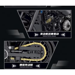 DOUBLE HEIGHT 60502 non  MÔ TÔ HẠNG NẶNG HARLEY-DAVIDSON tỷ lệ 1:8 bộ đồ chơi xếp lắp ráp ghép mô hình  Kỹ Thuật Công Nghệ Cao Mô Hình Phương Tiện 586 khối