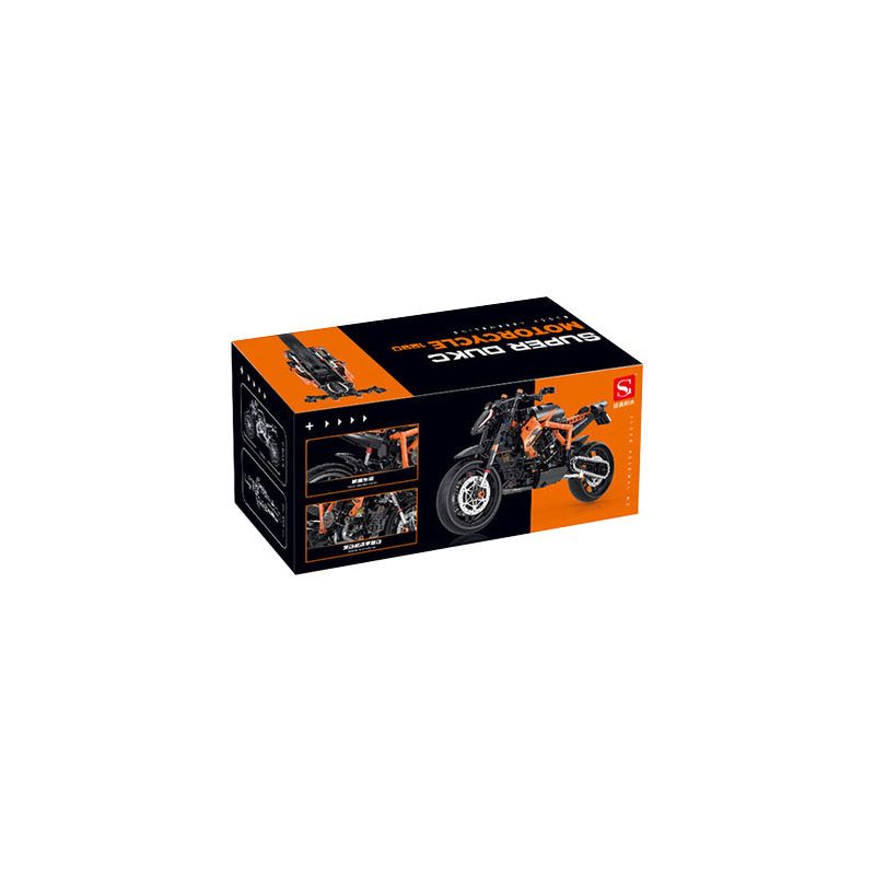 DOUBLE HEIGHT 60501 non  MÔ TÔ HẠNG NẶNG KTM SUPERDUKE 1290R tỷ lệ 1:8 bộ đồ chơi xếp lắp ráp ghép mô hình  Kỹ Thuật Công Nghệ Cao Mô Hình Phương Tiện 579 khối