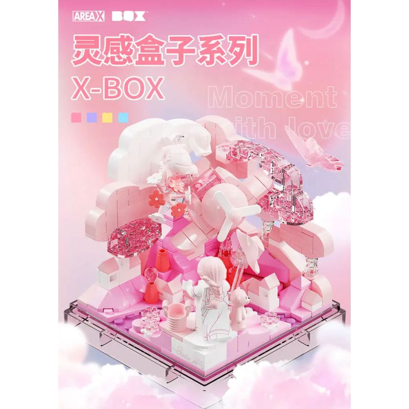 AREA-X AX0094 0094 non  HỘP CẢM HỨNG FRIEND bộ đồ chơi xếp lắp ráp ghép mô hình