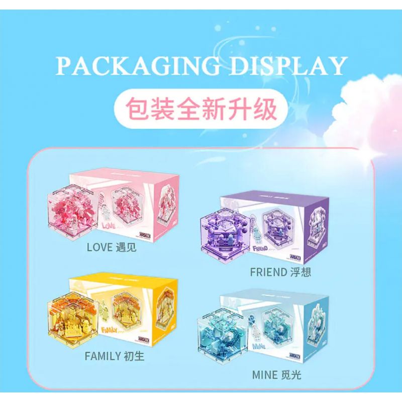 AREA-X AX0094 0094 non  HỘP CẢM HỨNG FRIEND bộ đồ chơi xếp lắp ráp ghép mô hình