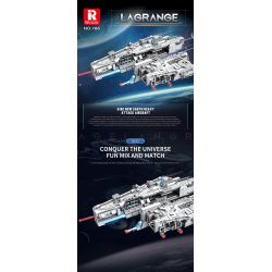 REOBRIX 786 non  LAGRANGE MÁY BAY TẤN CÔNG HẠNG NẶNG B192 bộ đồ chơi xếp lắp ráp ghép mô hình INFINITE UNIVERSE LAGRANGE 858 khối