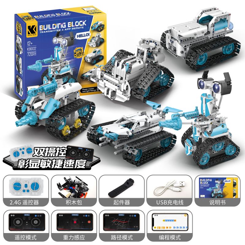 KAIYU KEEYEE WORLD K96132 96132 non ROBOT CÓ THỂ THAY ĐỔI GIÁO DỤC bộ đồ chơi xếp lắp ráp ghép mô hình Kỹ Thuật Công Nghệ Cao Mô Hình Phương Tiện 720 khối KAIYU KEEYEE WORLD K96132 96132 non ROBOT CÓ THỂ THAY ĐỔI GIÁO DỤC bộ đồ chơi xếp lắp ráp ghép mô hình Kỹ Thuật Công Nghệ Cao Mô Hình Phương Tiện 720 khối