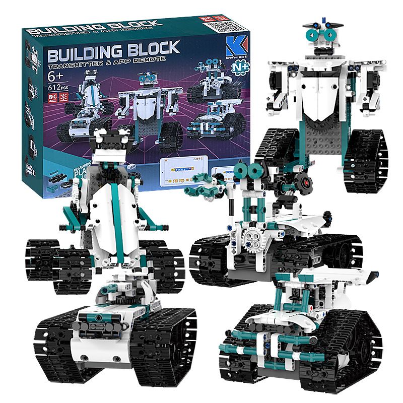 KAIYU KEEYEE WORLD K96131 96131 non  ROBOT CÓ THỂ THAY ĐỔI GIÁO DỤC bộ đồ chơi xếp lắp ráp ghép mô hình  Kỹ Thuật Công Nghệ Cao Mô Hình Phương Tiện 612 khối