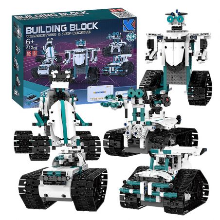 KAIYU KEEYEE WORLD K96131 96131 non  ROBOT CÓ THỂ THAY ĐỔI GIÁO DỤC bộ đồ chơi xếp lắp ráp ghép mô hình  Kỹ Thuật Công Nghệ Cao Mô Hình Phương Tiện 612 khối