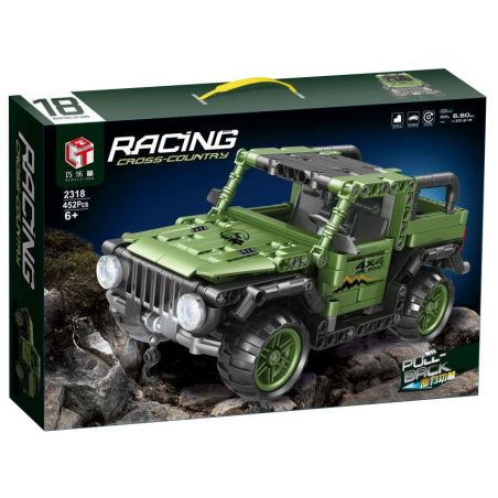 QIAO LE TONG 2318 non  XE BÁN TẢI bộ đồ chơi xếp lắp ráp ghép mô hình  Kỹ Thuật Công Nghệ Cao Mô Hình Phương Tiện 452 khối