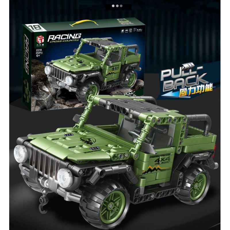 QIAO LE TONG 2318 non  XE BÁN TẢI bộ đồ chơi xếp lắp ráp ghép mô hình  Kỹ Thuật Công Nghệ Cao Mô Hình Phương Tiện 452 khối